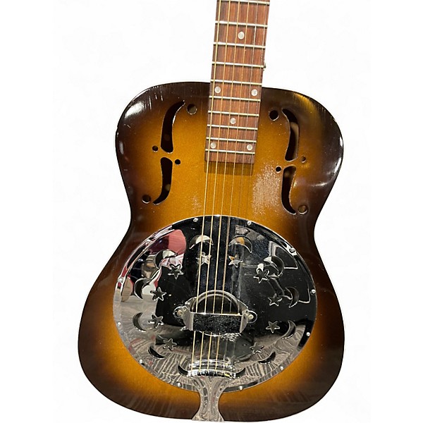 Used Dobro OMI BISCUIT BRIDGE ROUND NECK BURST Resonator Guitar