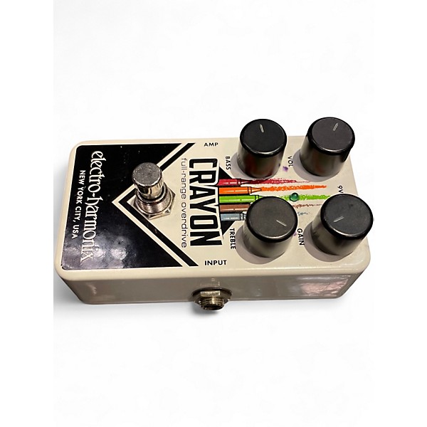 Used Electro-Harmonix Crayon Full Range Overdrive Effect Pedal