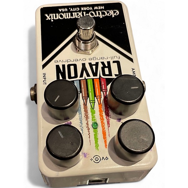 Used Electro-Harmonix Crayon Full Range Overdrive Effect Pedal