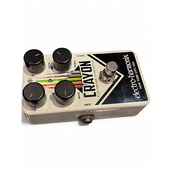 Used Electro-Harmonix Crayon Full Range Overdrive Effect Pedal