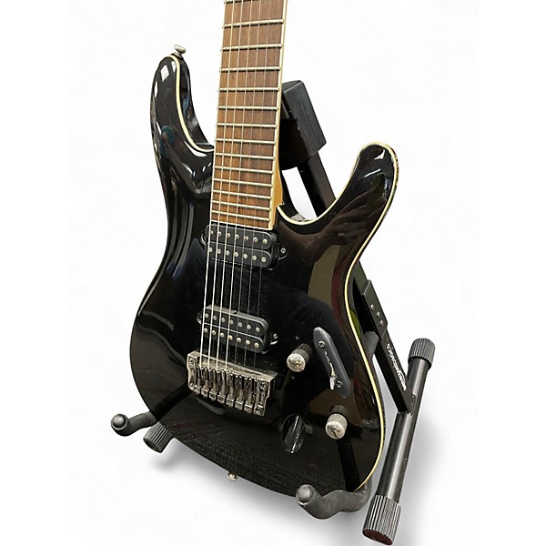Used Ibanez SIR27FD Iron Label 7 String Black Solid Body Electric Guitar