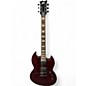 Used ESP LTD Viper 256 Chrome Red Solid Body Electric Guitar