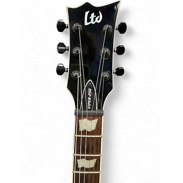 Used ESP LTD Viper 256 Chrome Red Solid Body Electric Guitar