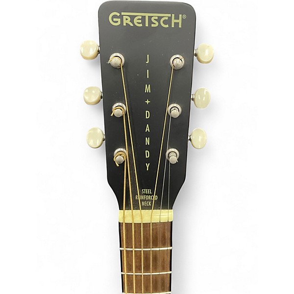 Used Gretsch Guitars G9520 Jim Dandy Flat Top Black Acoustic Guitar