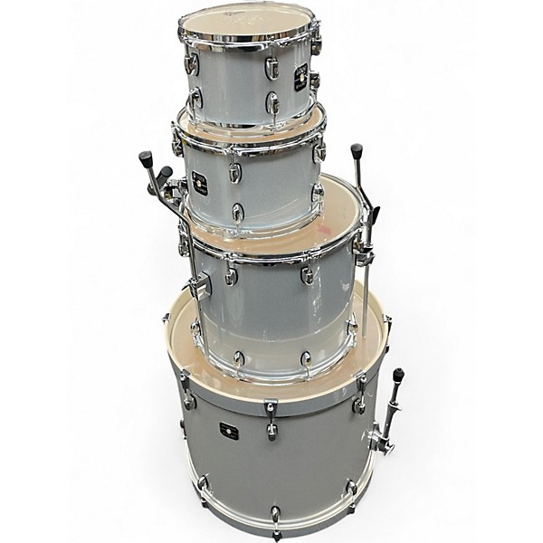 Used Gretsch Drums 4 Piece Energy Silver Sparkle Drum Kit