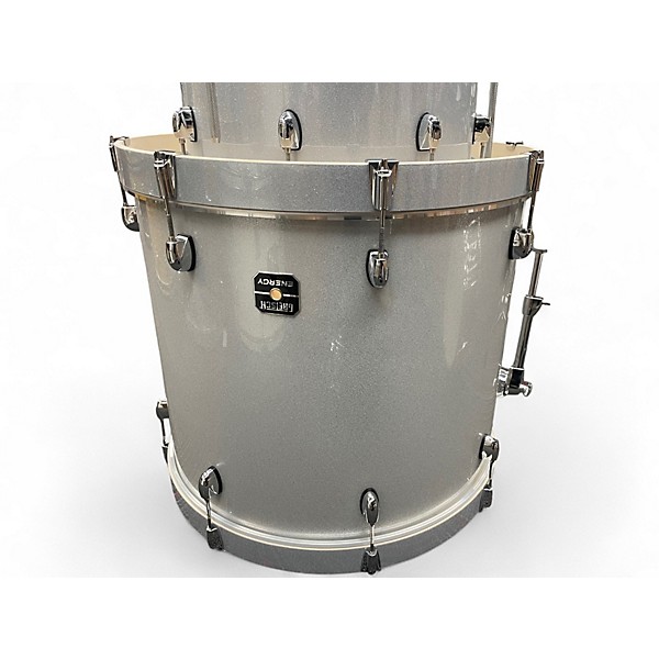 Used Gretsch Drums 4 Piece Energy Silver Sparkle Drum Kit