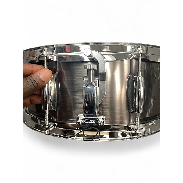Used Gretsch Drums 14X5.5 Energy Snare Gunmetal Gray Drum