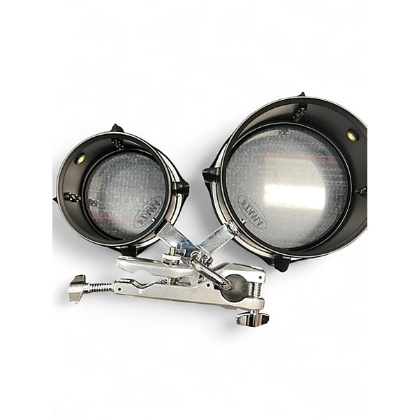 Used TAMA 6in Metalworks Effects Mini-Tymp Black Roto Toms