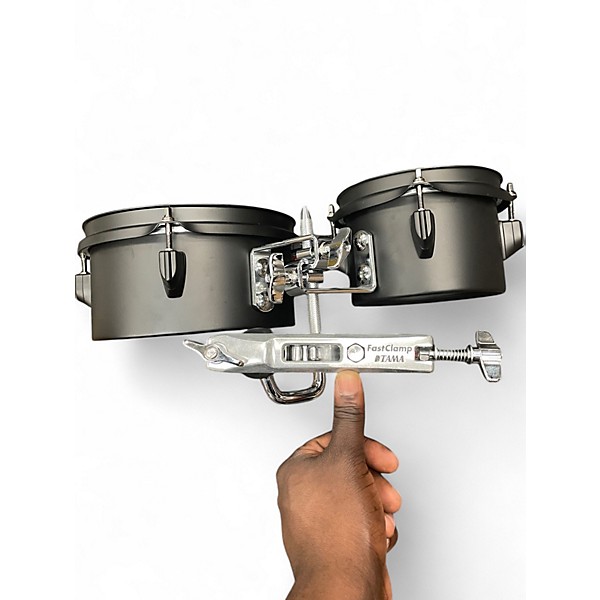 Used TAMA 6in Metalworks Effects Mini-Tymp Black Roto Toms