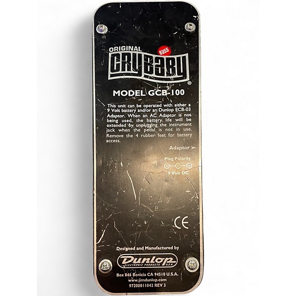 Used Dunlop gcb100 Effect Pedal