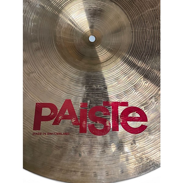 Used Paiste 20in 3000 power ride Cymbal
