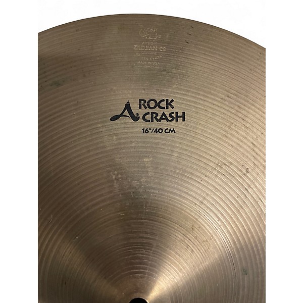 Used Zildjian 16in A Series Rock Crash Cymbal