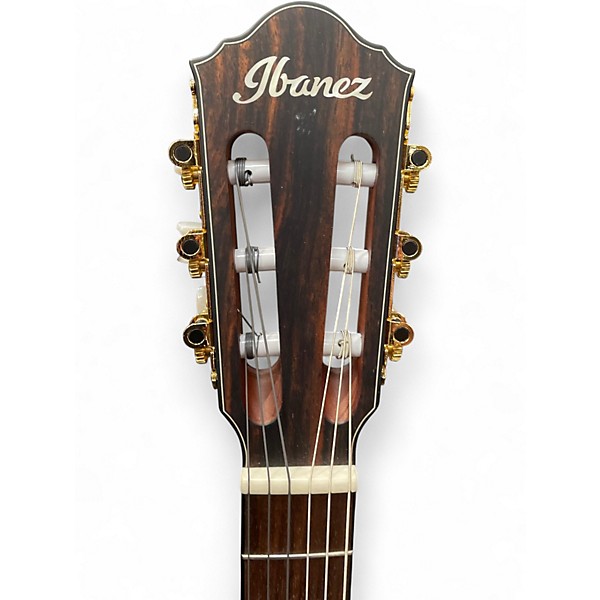 Used Ibanez FRH10NL Brown Sunburst Classical Acoustic Electric Guitar