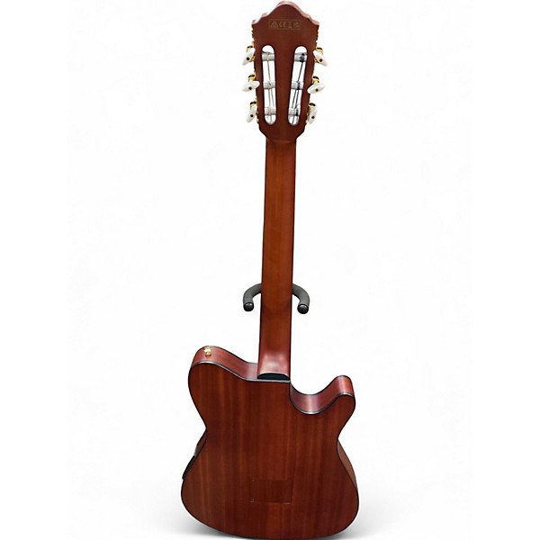 Used Ibanez FRH10NL Brown Sunburst Classical Acoustic Electric Guitar