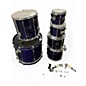 Used Pearl 6 Piece Export Purple Drum Kit