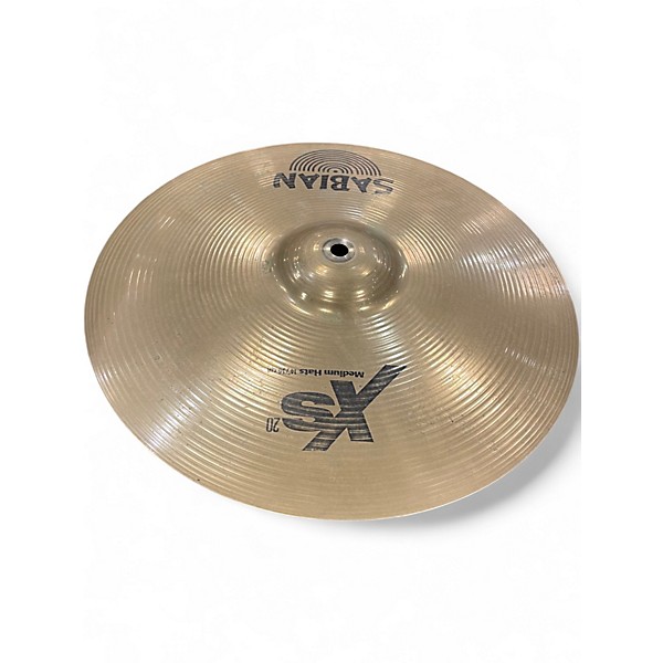 Used SABIAN 14in XS20 Medium Hi Hat Pair Cymbal