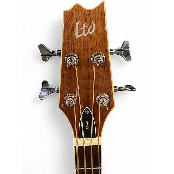 Used ESP LTD TL4 Natural Electric Bass Guitar