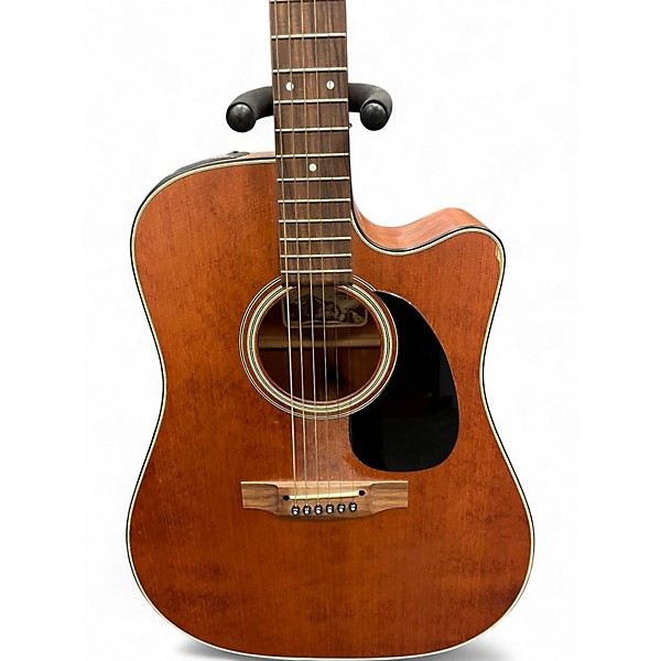 Used Takamine EF340SCGN Natural Acoustic Electric Guitar