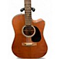 Used Takamine EF340SCGN Natural Acoustic Electric Guitar