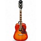 Used Epiphone HUMMINGBIRD STUDIO Faded Cherry Acoustic Electric Guitar thumbnail