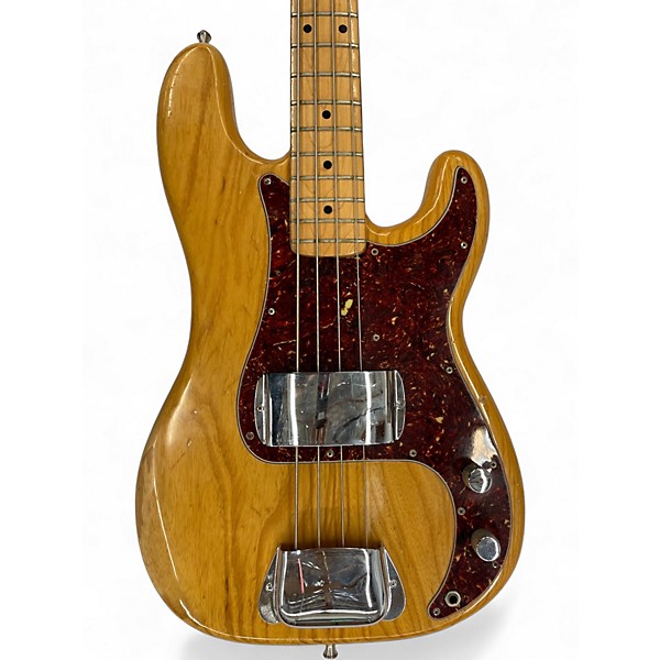 Vintage 1975 Fender Precision Bass Natural Electric Bass Guitar
