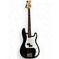 Used Fender Standard Precision Bass Black and White Electric Bass Guitar thumbnail