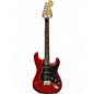 Used Squier Affinity Stratocaster HSS Candy Apple Red Solid Body Electric Guitar thumbnail