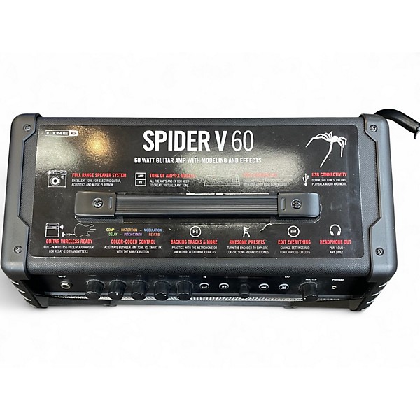 Used Line 6 Spider V 60 1x10 Guitar Combo Amp