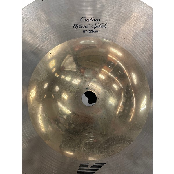 Used Zildjian 9in K Custom Hybrid Splash Cymbal