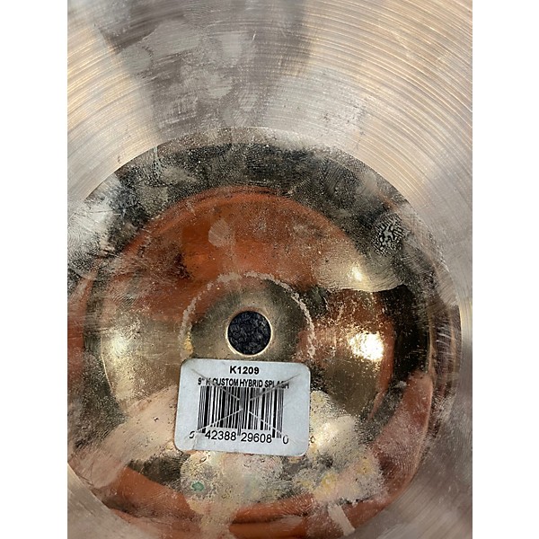 Used Zildjian 9in K Custom Hybrid Splash Cymbal