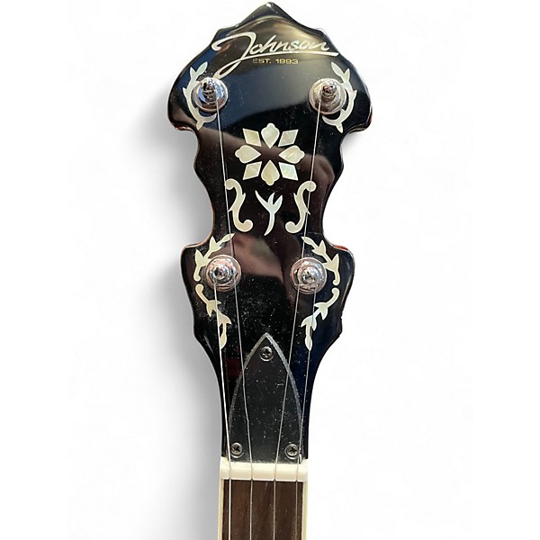 Used Johnson 5 String Banjo Natural Banjo