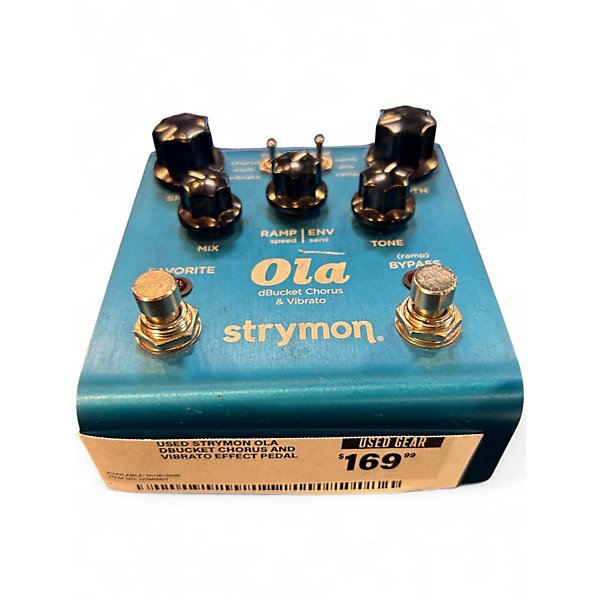 Used Strymon Ola dBucket Chorus and Vibrato Effect Pedal