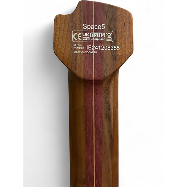 Used Cort Space 5 Green Electric Bass Guitar