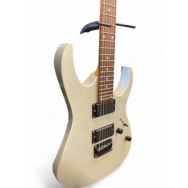 Used Ibanez GRG121EX Silver Solid Body Electric Guitar