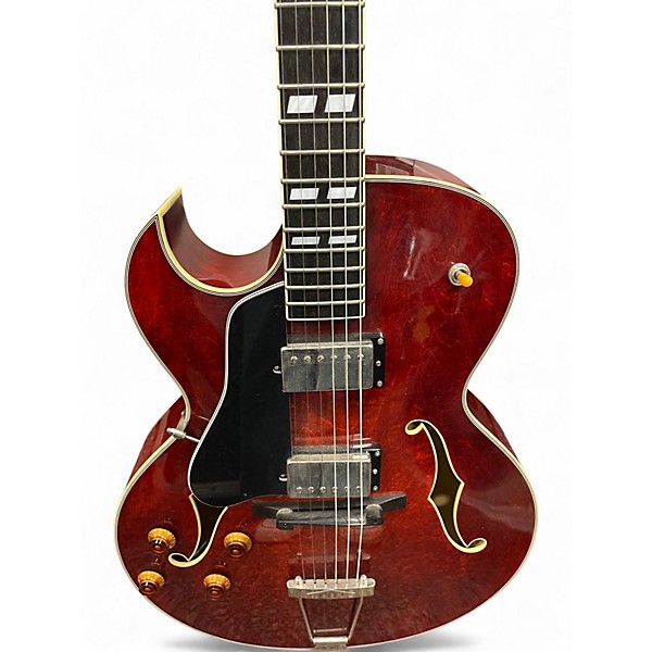 Used Eastman AR372CEL Wine Red Hollow Body Electric Guitar