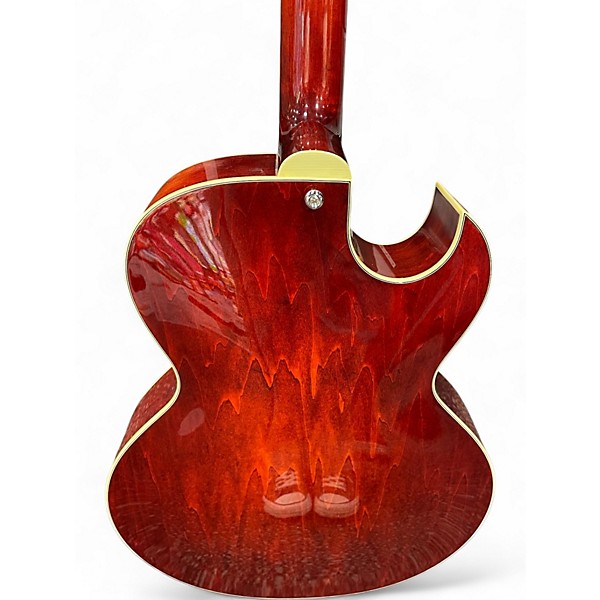 Used Eastman AR372CEL Wine Red Hollow Body Electric Guitar