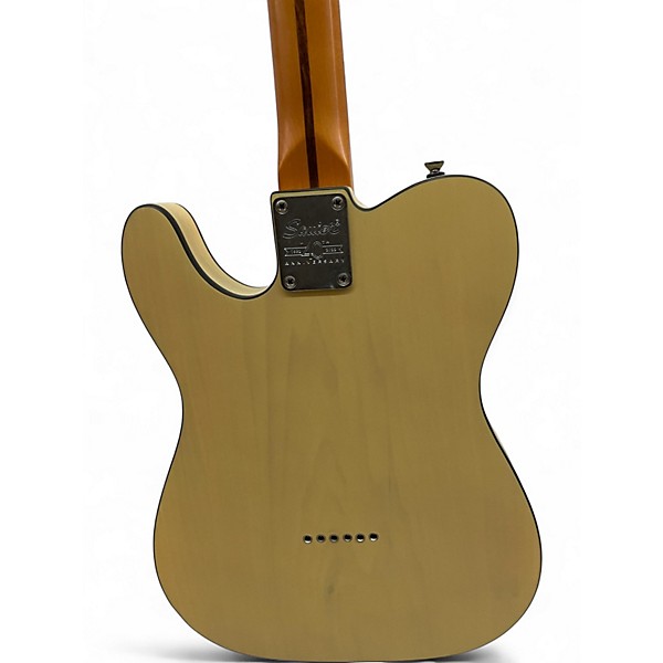 Used Squier 40TH ANNIVERSARY TELECASTER VINTAGE BLONDE Solid Body Electric Guitar