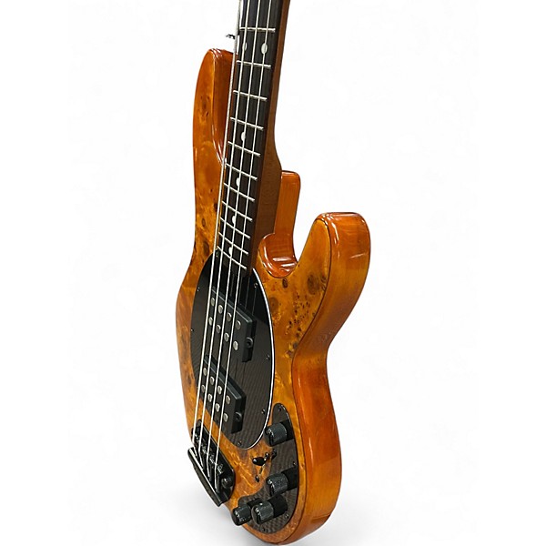 Used Sterling by Music Man RAY34 HH Amber Electric Bass Guitar