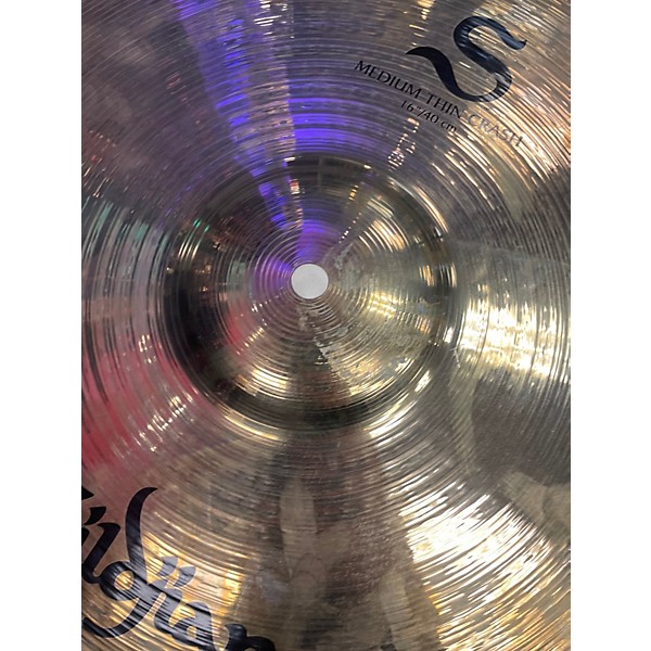 Used Zildjian 16in s series medium thin crash Cymbal