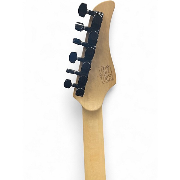 Used Schecter Guitar Research CR-6 Black Burl Solid Body Electric Guitar