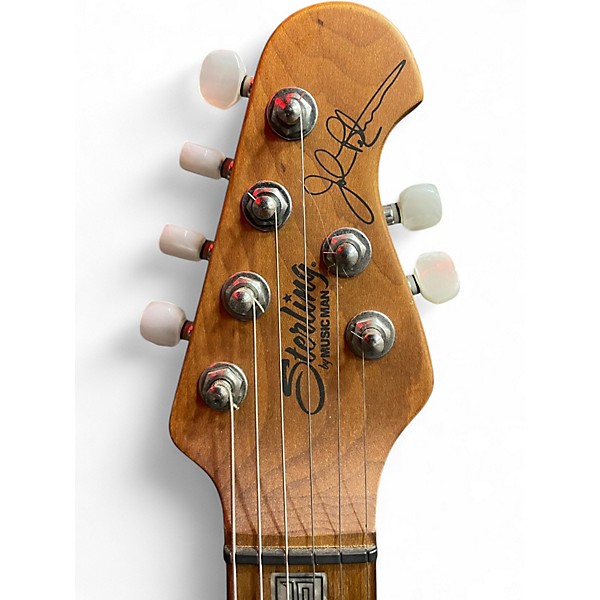 Used Sterling by Music Man John Petrucci Sig JP150FM Trans Black Satin Solid Body Electric Guitar