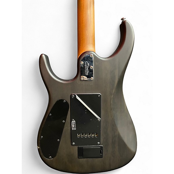 Used Sterling by Music Man John Petrucci Sig JP150FM Trans Black Satin Solid Body Electric Guitar