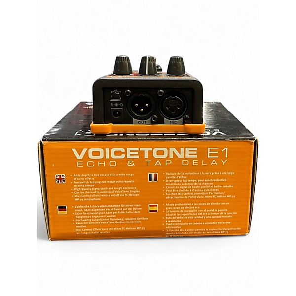 Used TC Helicon VOICETONE E1 Effect Pedal