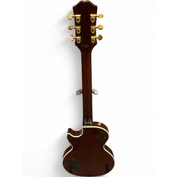 Used Epiphone LES PAUL CUSTOM FIGURED TRI BURST Solid Body Electric Guitar