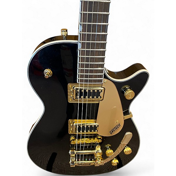 Used Gretsch Guitars G5237TG Electromatic Jet FT Bigsby LTD Black and Gold Solid Body Electric Guitar