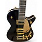 Used Gretsch Guitars G5237TG Electromatic Jet FT Bigsby LTD Black and Gold Solid Body Electric Guitar