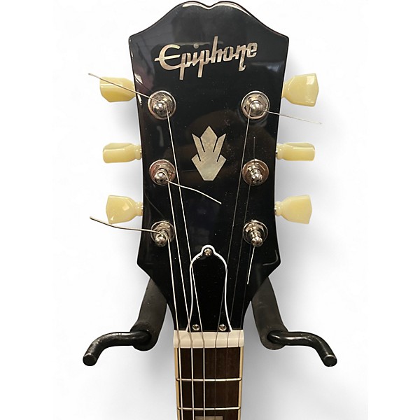 Used Epiphone ES335 Figured Top Raspberry Tea Burst Hollow Body Electric Guitar