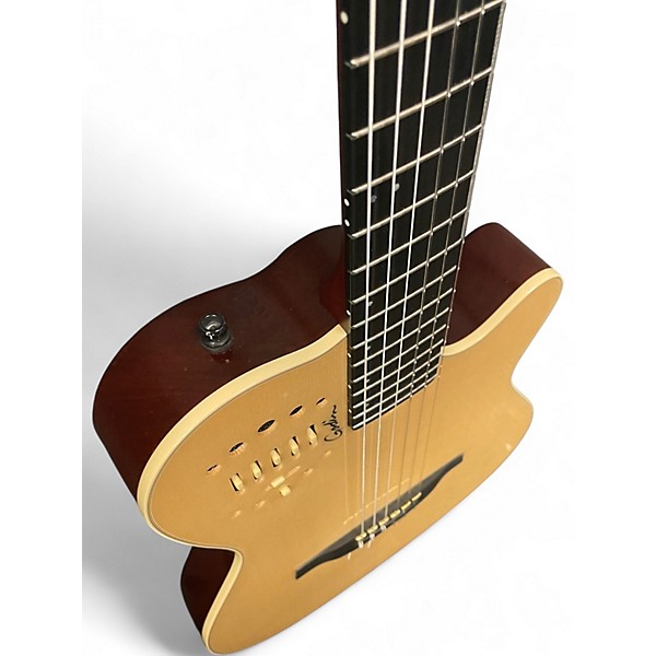 Used Godin Multiac Nylon Deluxe Natural Classical Acoustic Electric Guitar