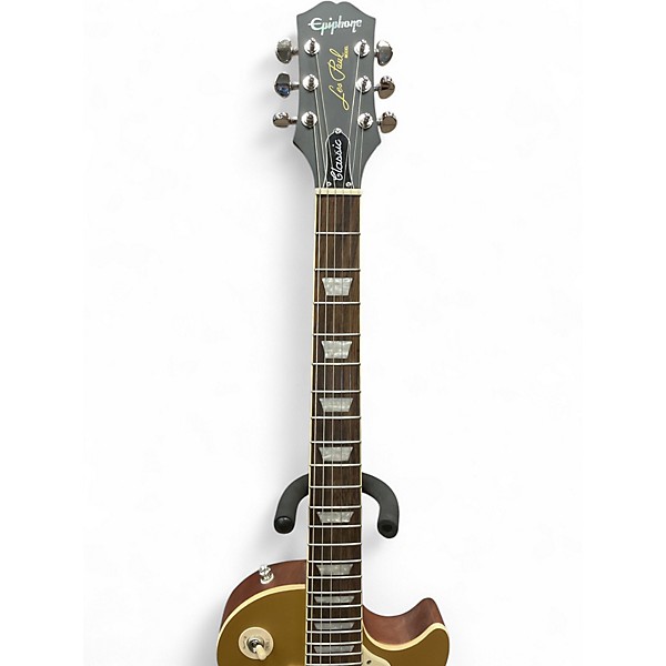 Used Epiphone Les Paul Classic Gold Top Solid Body Electric Guitar