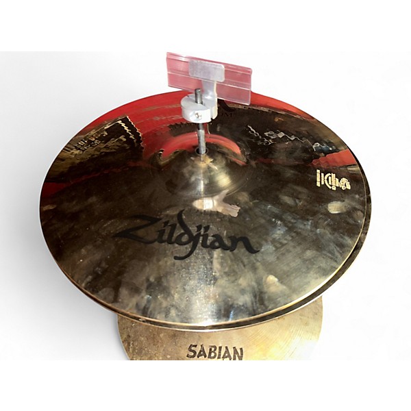 Used Zildjian 14in A Custom Hi Hat Pair Cymbal